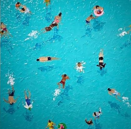 RESTOPIA: Layered Pigments, Glistening Waters, and the Modern Sanctuary